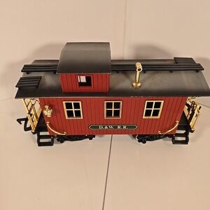 Vintage New Bright 1985 Great American Railroad Denver‎ Express D&W Caboose